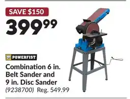 Princess Auto Combination 6 in. Belt Sander and 9 in. Disc Sander offer