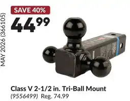 Princess Auto Class V 2-1/2 in. Tri-Ball Mount offer