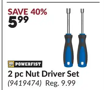 Princess Auto 2 pc Nut Driver Set offer