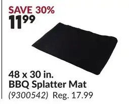 Princess Auto 48 x 30 in. BBQ Splatter Mat offer