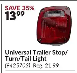 Princess Auto Universal Trailer Stop/Turn/Tail Light offer