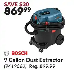 Princess Auto 9 Gallon Dust Extractor offer