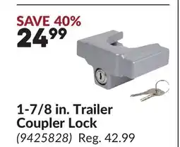 Princess Auto 1-7/8 in. Trailer Coupler Lock offer