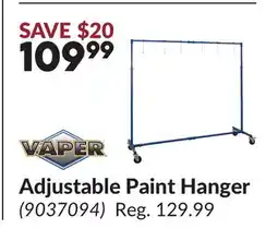 Princess Auto Adjustable Paint Hanger offer