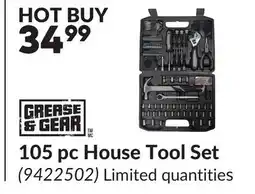 Princess Auto 105 pc House Tool Set offer