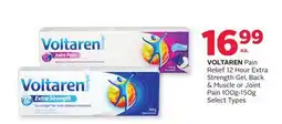 Rexall VOLTAREN Pain Relief 12 Hour Extra Strength Gel, Back & Muscle or Joint Pain 100g-150g offer
