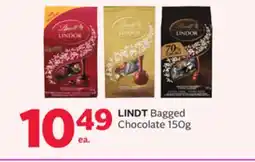 Rexall LINDT Bagged Chocolate offer