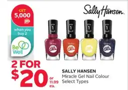 Rexall SALLY HANSEN Miracle Gel Nail Colour offer