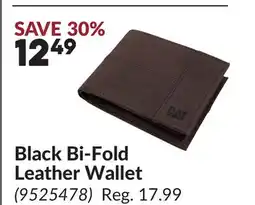 Princess Auto Black Bi-Fold Leather Wallet offer