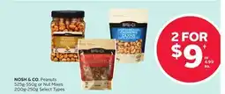 Rexall NOSH & CO. Peanuts 525g-550g or Nut Mixes 200g-250g offer