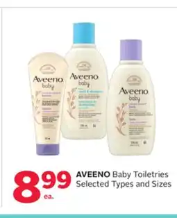 Rexall AVEENO Baby Toiletries offer