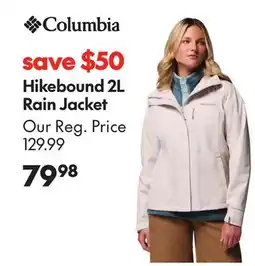 Sport Chek COLUMBIA HIKEBOUND 2L RAIN JACKET offer