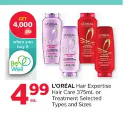 Rexall L' ORÉAL Hair Expertise Hair Care 375mL or Treatment offer