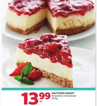 Rexall M & M FOOD MARKET Strawberry Cheesecake offer