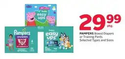 Rexall PAMPERS Boxed Diapers or Training Pants offer