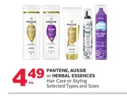 Rexall PANTENE, AUSSIE or HERBAL ESSENCES Hair Care or Styling offer