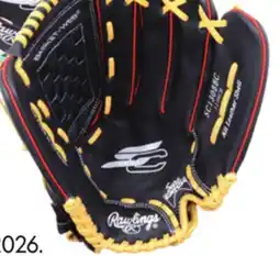 Sport Chek RAWLINGS YOUTH SURE CATCH BASEBALL GLOVE offer