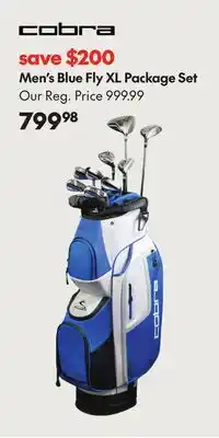 Sport Chek COBRA MEN'S BLUE FLY XL PACKAGE SET offer