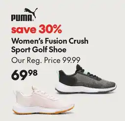Sport Chek PUMA WOMEN'S FUSION CRUSH SPORT GOLF SHOE offer