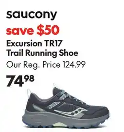 Sport Chek WOMENS SAUCONY EXCURSION TR17 TRAIL RUNNING SHOE offer