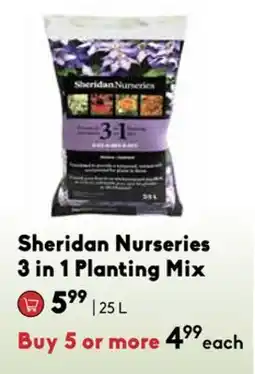 Sheridan Nurseries Sheridan Nurseries 3 in 1 Planting Mix offer