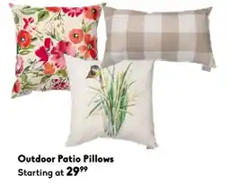 Sheridan Nurseries Outdoor Patio Pillows offer