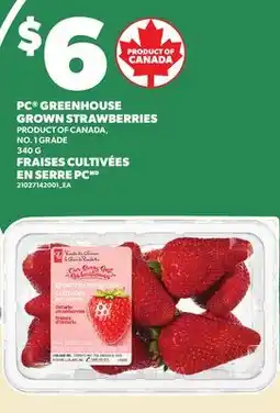 Independent City Market PC GREENHOUSE GROWN STRAWBERRIES offer