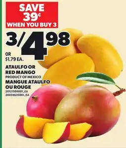 Independent City Market ATAULFO OR ATAULFO OR RED MANGO offer