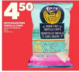 Independent City Market SIETE GRAIN FREE TORTILLA CHIPS offer