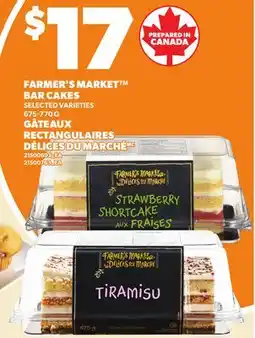 Independent City Market FARMER'S MARKET BAR CAKES offer