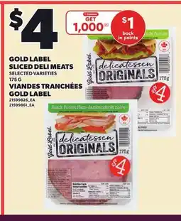 Independent City Market GOLD LABEL SLICED DELI MEATS offer