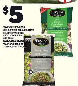 Independent City Market TAYLOR FARMS CHOPPED SALAD KITS offer