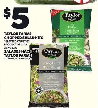 Independent City Market TAYLOR FARMS CHOPPED SALAD KITS offer