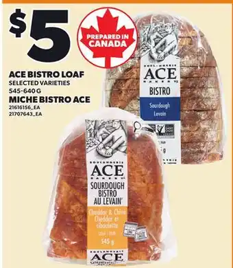Independent City Market ACE BISTRO LOAF offer