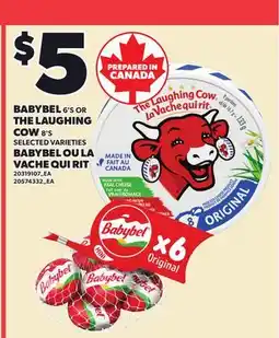 Independent City Market BABYBEL, 6'S OR THE LAUGHING COW, 8'S offer
