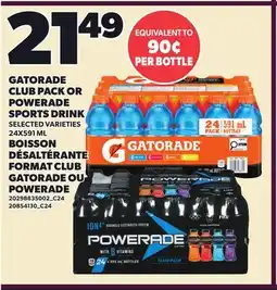 Independent City Market GATORADE CLUB PACK OR POWERADE SPORTS DRINK offer