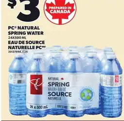Independent City Market PC NATURAL SPRING WATER offer