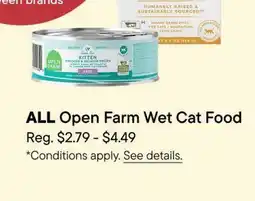 Petvalu ALL Open Farm We Cat Food offer
