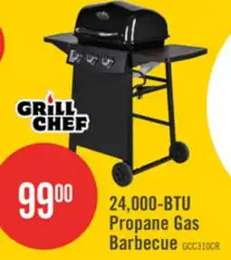 The Brick Grill Chef 24,000 BTU 3-Burner LP Gas BBQ - GCC310CRP offer