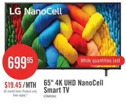 The Brick LG 65 NANO80 LED 4K UHD Smart webOS TV (65NANO80AUA.ACC) - 2025 Model offer