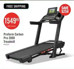 The Brick Proform Carbon Pro 2000 Treadmill offer