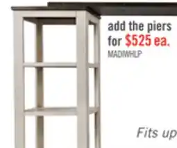 The Brick Madison Bookcase Pier – White offer