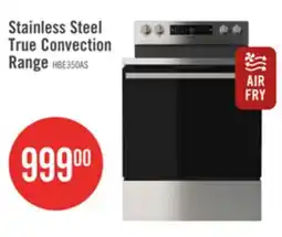 The Brick Hisense 30 5.8 Cu. Ft. 5-Element Electric Range with True Convection - Stainless Steel - HBE3502CAS offer