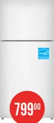 The Brick Amana 30 19.3 Cu. Ft. Top-Freezer Refrigerator – White - ARTX2419SW offer