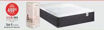 The Brick Springwall Spa 8 Firm Smooth Top Queen Mattress in a Box offer