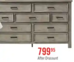 The Brick Levi Bedroom 9-Drawer Dresser, 67W x 38H, Wood - Drift Grey offer
