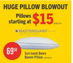 The Brick Masterguard Sleep-Rite Bamboo Standard Pillow offer