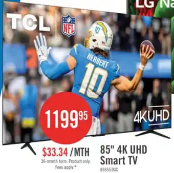 The Brick TCL 85 S551G LED 4K UHD Smart Google TV (85S551G-CA) offer