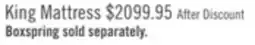 The Brick Serta iSeries NXG1200 Tight Top Firm King Mattress offer