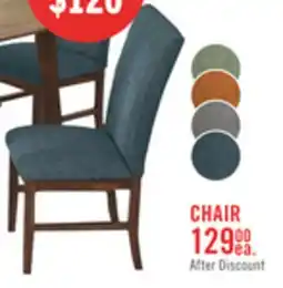 The Brick Rain Dining Chair with Cushion Fabric Seat & Back – Blue offer